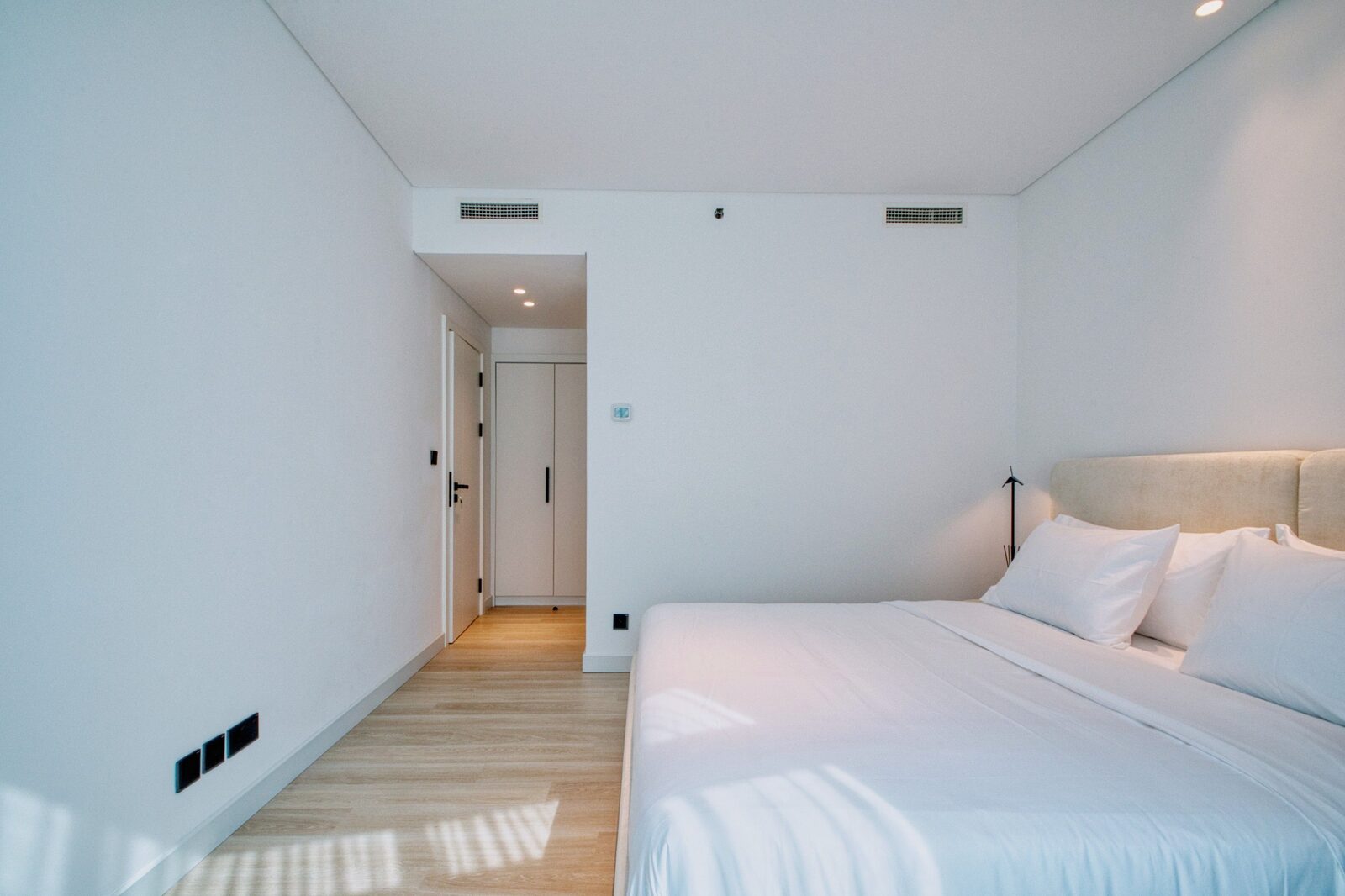 Contemporary furnished room with a bright interior